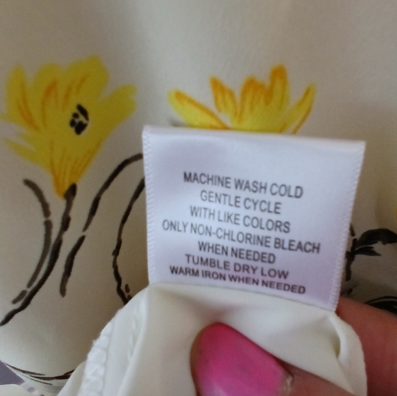 Modcloth Floral Midi Dress Pockets Womens Medium Fairy Cottagecore Y2K Babydoll - Picture 8 of 8